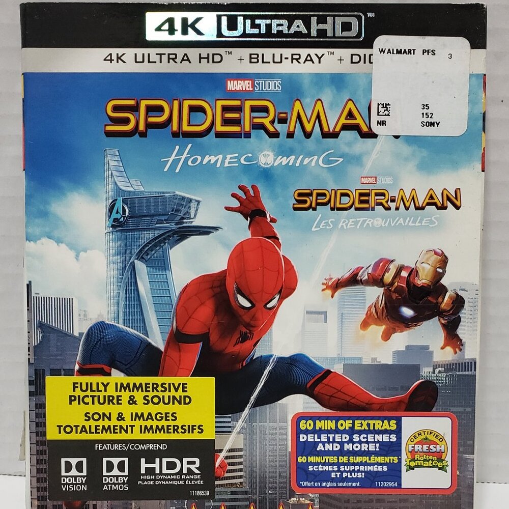 Spider-Man Homecoming - 4K UHD Bluray